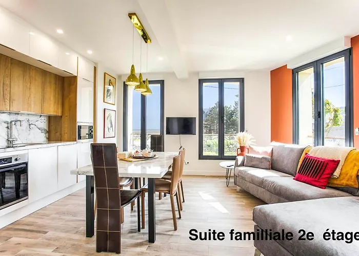 La Vague- Grand Confort -vue - 2 A 6 Personnes Houlgate